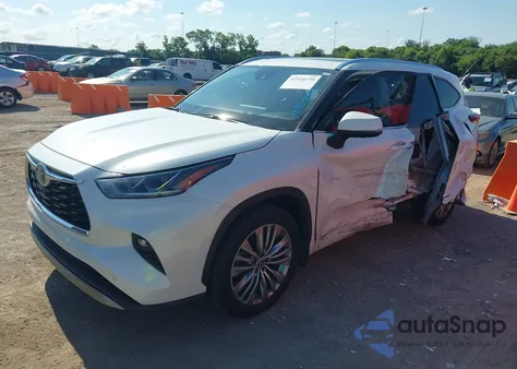 2021 Toyota Highlander Platinum из США, поврежденный, VIN 5TDFZRBH4MS092806